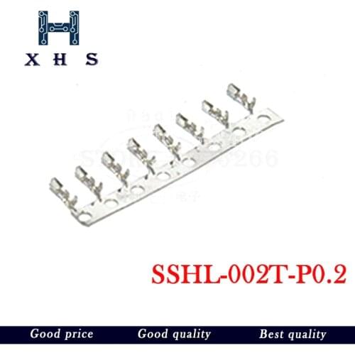 100PCS JST connector SSHL-002T-P0.2 terminal Wire diameter: 30-26AWG