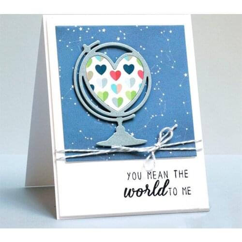 2018 Globe Design Metal Cutting Dies Stencils for DIY Scrapbooking Photo Album Embossing Paper Cards Decorative Crafts