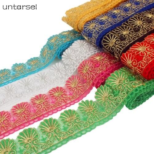 New Arrival 3Yards 6cm Width Lace Fabric DIY Crafts Sewing Decoration Accessories For Garments Tassel Lace Trim Webbing Ribbon