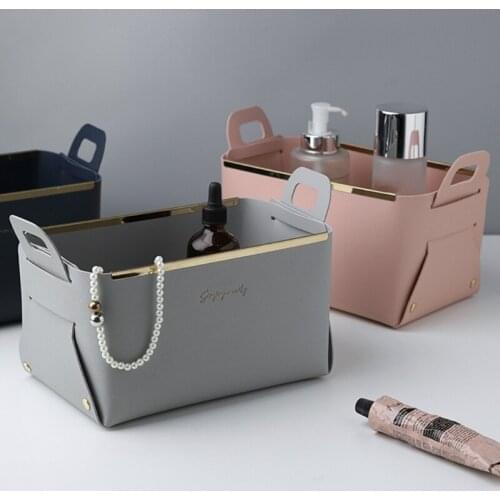 7 Colors to Choose Leather Storage Boxes Provide You Multiple Options Made by Leather Durable and Not Easy to Be Broken