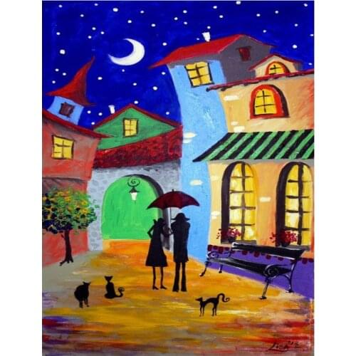 Diamond Paiting Scenery 5D Diamond Mosaic Needlework Daimond Painting Full Drill