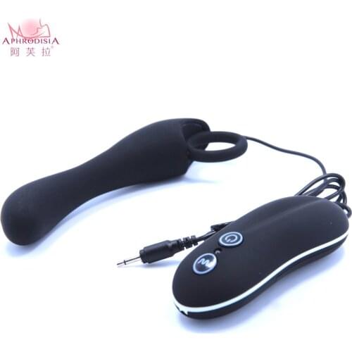 Aphrodisia Top Grade Remote Control10 Function pink Vibrating Silicone Prostate Anal Plug Real Skin Feeling Butt Plug for men