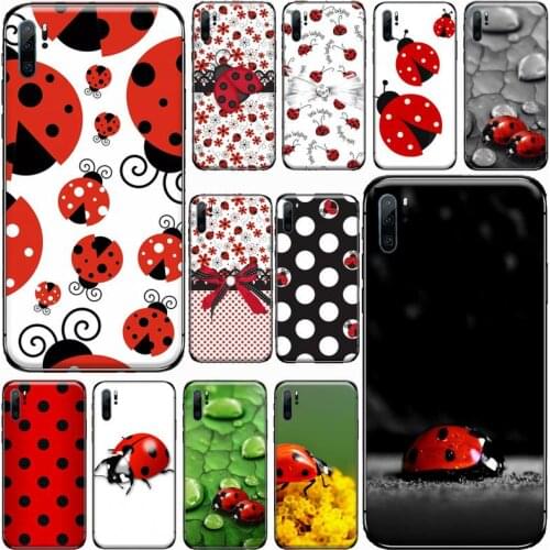 Lady bug Ladybug ladybird Phone Case For Huawei honor Mate P 9 10 20 30 40 Pro 10i 7 8 a x Lite nova 5t