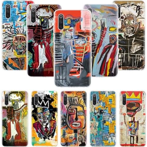 Jean Michel Basquiat Art Graffiti Phone Case For Xiaomi Mi Note 10 11 9 8 10T 9T CC9 A1 A2 A3 5X 6X Pocophone F1 X3 F2 Pro Lite