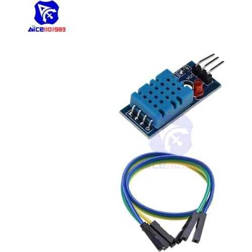 DIY Kit DHT11 Digital Temperature Humidity Sensor with 3 Pin Dupont Wire DHT-11 Sensor Module for Ardiuno