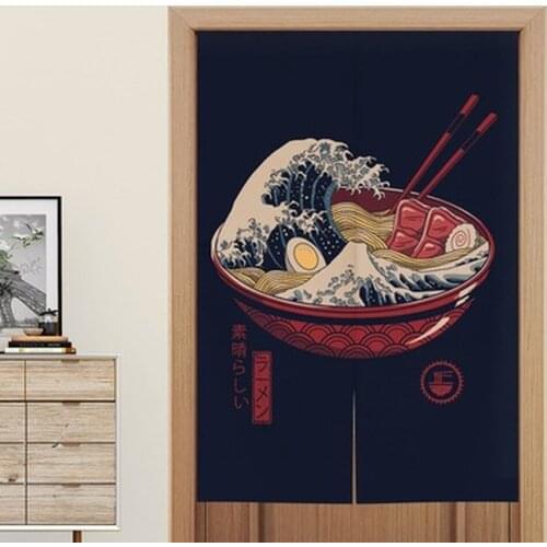 Japanese Style decorative door curtain fabric cloth home screens partition restaurant curtains wall decoration