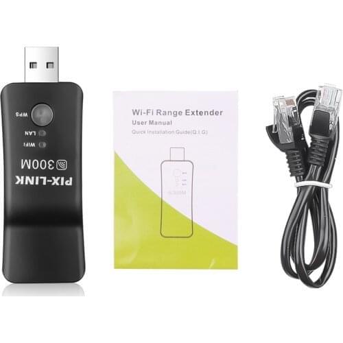 JTKE USB TV WiFi Dongle Adapter 300Mbps Universal Wireless Receiver RJ45 WPS for Samsung LG Sony Smart TV Dropshipping