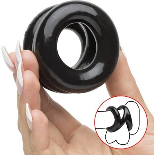 Silicone Cock Rings Delay Ejaculation Penis Rings Adult Toys Erotic Toy Sex Toys for Men Chastity Cage Fetish Dick Bondage Ring