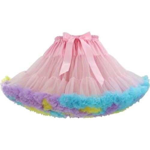 New Arrival Multi Color Sexy Flower Petticoat Tutu Underskirt Rockabilly Cosplay For Ball Lolita Wedding Dress
