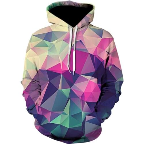 New 2021 Fashion Kids Boy Girl Unisex Hoodies 3D Printed Geometry Colorful Casual Men Women Hoodie Hipster Streetwear Sweatshirt