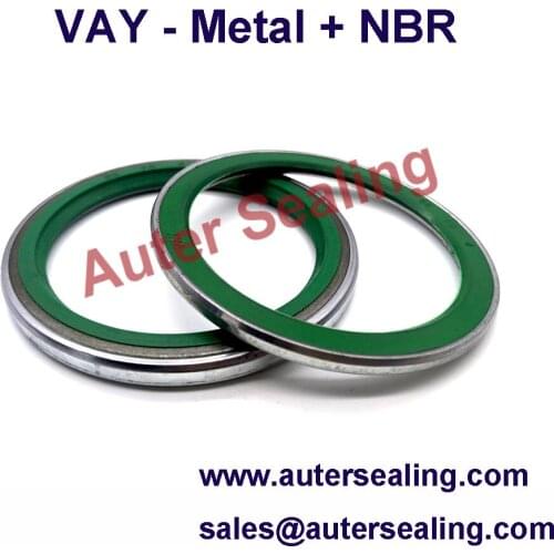 VAY seal NBR+Steel EXCAVATORS part metal+ NBR gasket