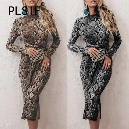 Модные обтягивающие платья PLSIF China At AliExpress