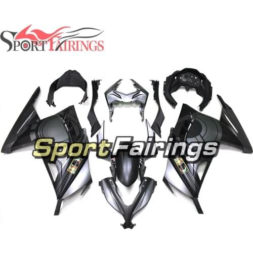 Full Motorcycle Fairings For Kawasaki 300 EX300R EX-300R 2013 - 2017 13 14 15 16 17 ABS Injection Flat Black Grey Bodywork