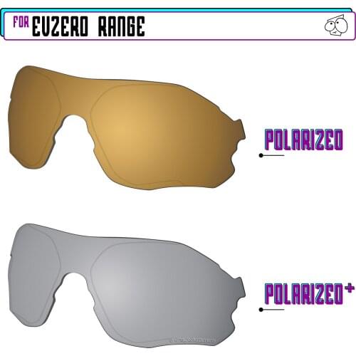 EZReplace Polarized Replacement Lenses for - Oakley EVZero Range Sunglasses - Sir P Plus-GunmetalP
