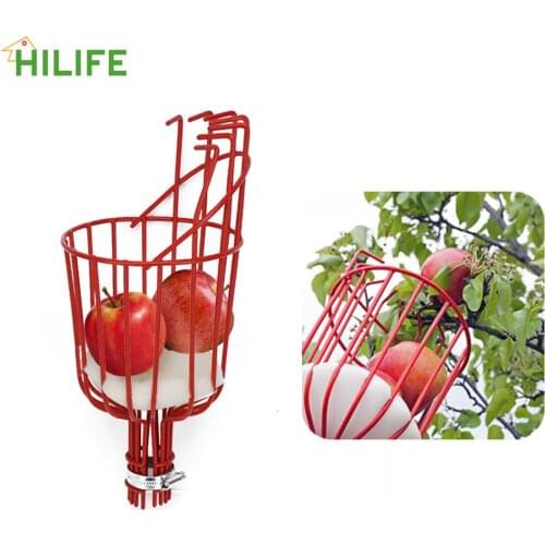 Portable Fruits Catcher Fruit Picker Head Deep Basket Garden Picking Device for Picking Apple Peach Citrus Pear