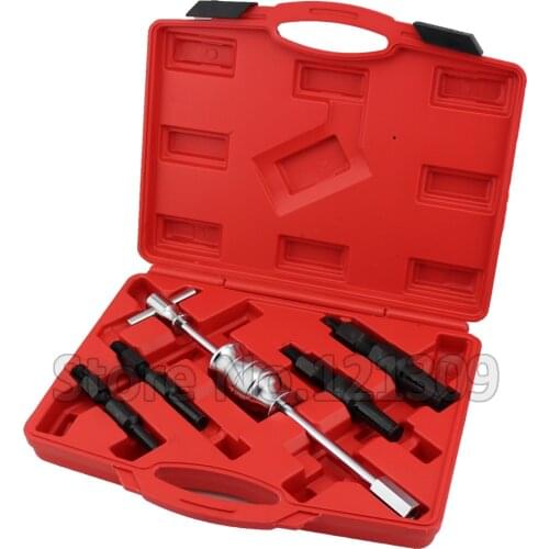 Professional Auto Tools 5pc Blind Inner Bearing Puller set Slide Hammer Internal Kit