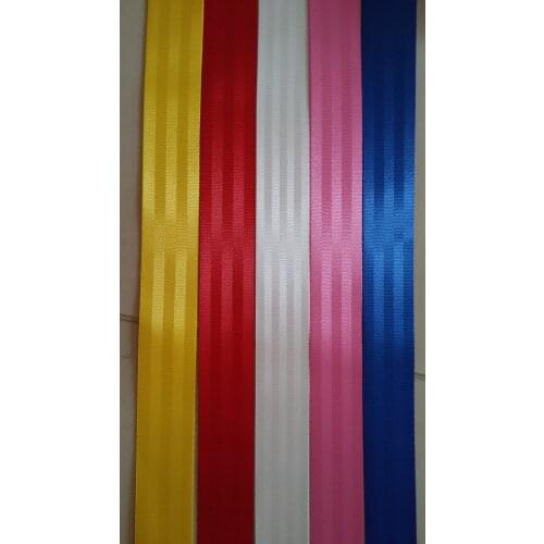 5 of 2meter 48mm wide SEAT BELT STRAP WEBBING 5 Colors Break Strength 2500KG