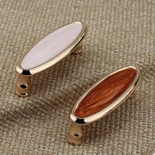 76mm Europe fashion deluxe furniture decoration handles amber gold drawer cabinet pulls knobs 3" resin dresser cupboard handle