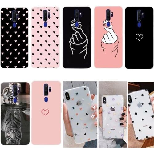 For OPPO A5 A9 2020 A11X Case Siliocne Soft TPU Flower Floral Cover For OPPO A5S A3S Realme C11 C2 C3 5 55i 6i 5Pro A52 A72 A92