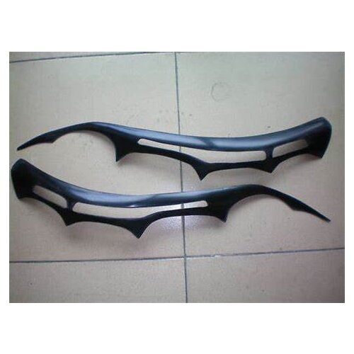 Fiberglass Headlight Eyebrows Eyelids for 2004-2009 BMW E60 E61 5 Series M5