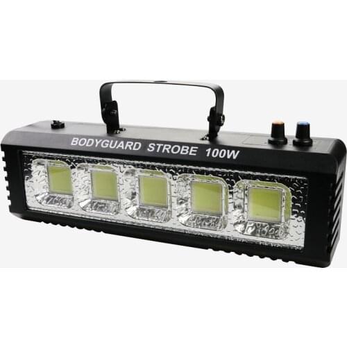 Plastic Shell LED 100W Strobe Light Support White And RGB Color With Sound Control For Disco Dj Party Wedding LED Flash Light