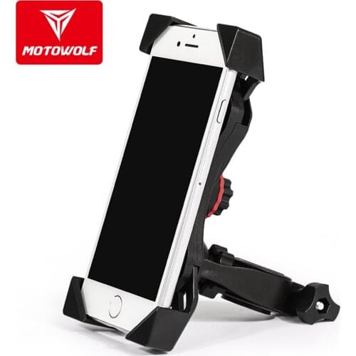 Universal Motorcycle/Bicycle/Electric-motobike Mobile phone navigation holder Scooter riding charging anti-shake GPS bracket