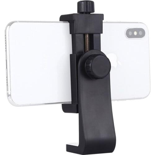 PULUZ Universal Smartphone Tripod Adapter Cell Phone Holder Mount Adapter with Live Webcast Mount For iphone Samsung Xiaomi