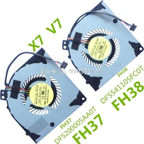 GPU VGA Graphics FAN/CPU FAN For Gigabyte For AORUS X5 X7 V7 X9 DT V7 V2 V6 DFS200005AA0T-FH37 DC 5V 0.5A