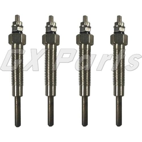 4PCS 32A66-03102 32A66-03100 32A66-03101 Glow Plug For Mitsubishi Engine S3L S3L2 S4Q2 S4S Forklift F18B FD28 FD35A