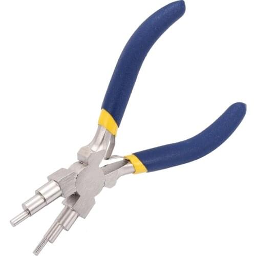 Winding round Nose Pliers DIY Nickel Iron Pliers Hand Tools Jewelry Jewelry Accessories Making Six-Segment Pliers