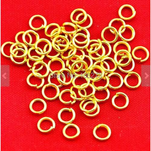 1000PCS Gold Plated Jump Ring Jump Rings 5mm 20 Gauge - DIY Accessory Jewelry Findings Making