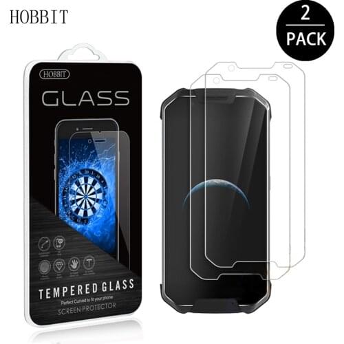 2Pack For AGM X2 0.3mm 2.5D 9H Clear Tempered Glass Screen Protector Original Protective Anti-Scratch LCD Film for AGM X2