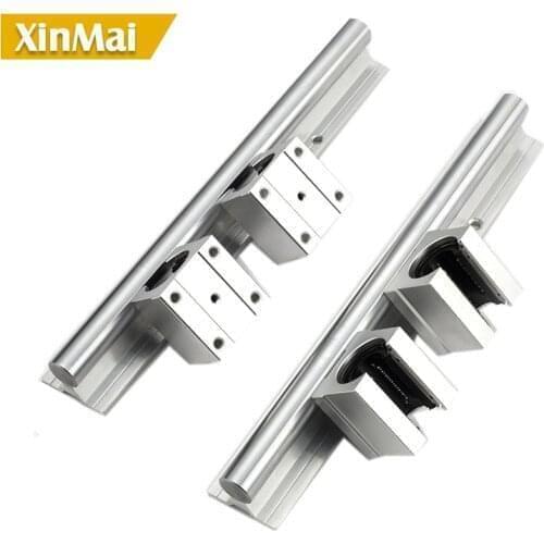 2pcs linear rail SBR12 2000mm + 4 pcs SBR12UU linear bearing blocks for cnc parts 16mm linear guide