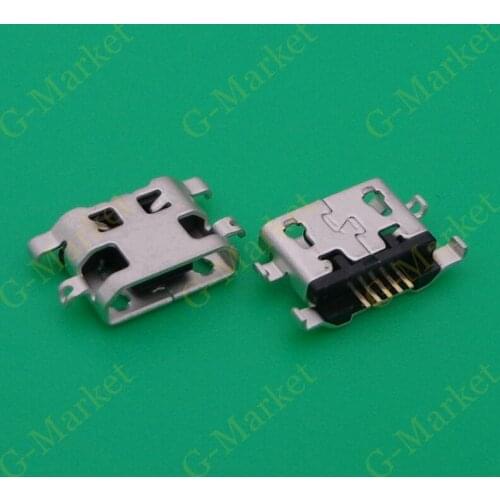 50PCS For Alcatel OT4033 4033 7040n OT7040,OT6012 6012 6035 G7 Micro USB JACK Charge Charging Connector Plug Dock Socket Port
