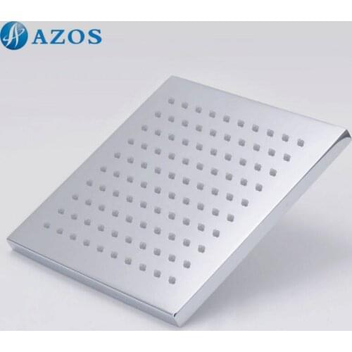 8 Inch Bathroom Shower Head Solid Brass Fixed Wall Mounted Rainfall Waterfall Shower Set Polished Chrome Silver FHS009