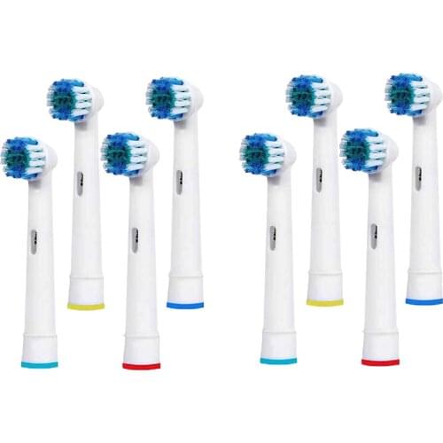 8 Count Replacement Toothbrush Heads Refill for Precision Clean