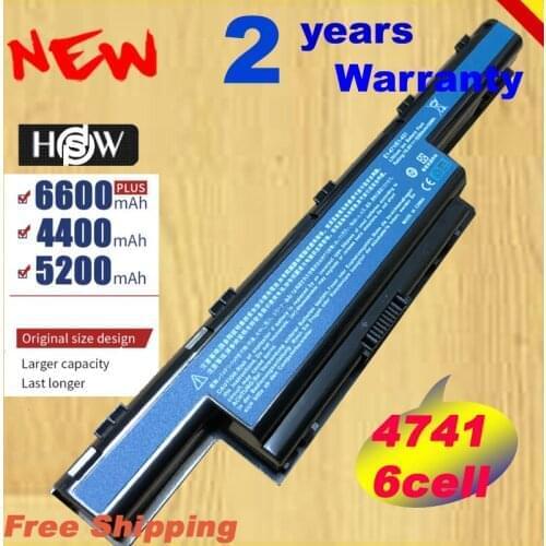 HSW 5200mAh Laptop Battery for Packard Bell Easynote TK36 TXS66HR TS13SB Aspire 4755G 4755ZG 5253G 5551G 5745g 5336G FAST SHIPPI