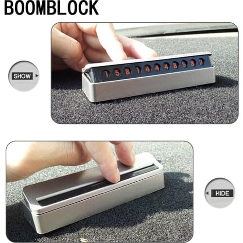 Car styling Hidden Parking Phone Number Plate for BMW E36 E46 E90 E39 E30 F30 F10 F20 X5 E53 E70 E87 E34 E92 M Accessories