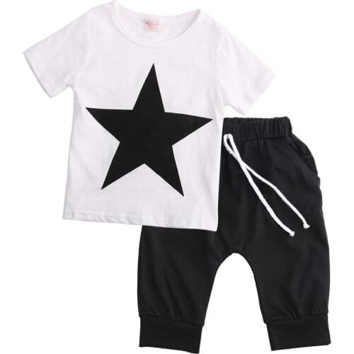 Free shipping Casual Kids Baby Boys Camo Denim Outfit Tops T-shirt Pants Clothes Set