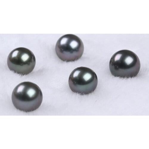 10-11mm Black Edison Pearl Wholesale Loose Saltwater Pearl Beads For Jewelry Making
