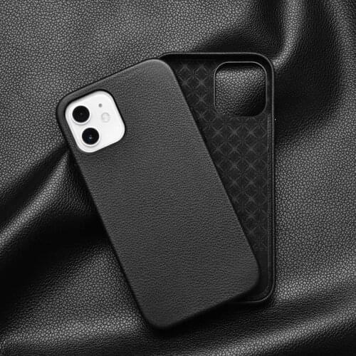 Biipaer 100% Real Leather Phone Case For iphone 12 pro Ultra-thin Anti-Fall Cover For iphone 12 pro Max 12