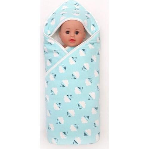 Baby Blanket Newborn Baby Cute Solid Colors Cotton Receiving Sleeping Blanket Boy Girl Wrap Swaddle Sleeping Bag