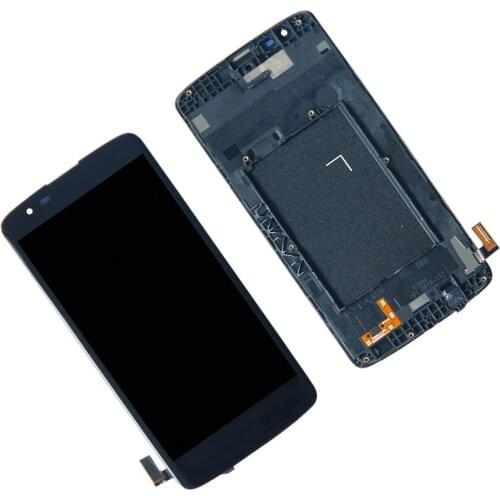 Touch Screen Digitizer LCD Display For LG K Series K8 US375 Phoenix 2 K350N K350E With Frame TouchScreen Assembly Repair Parts
