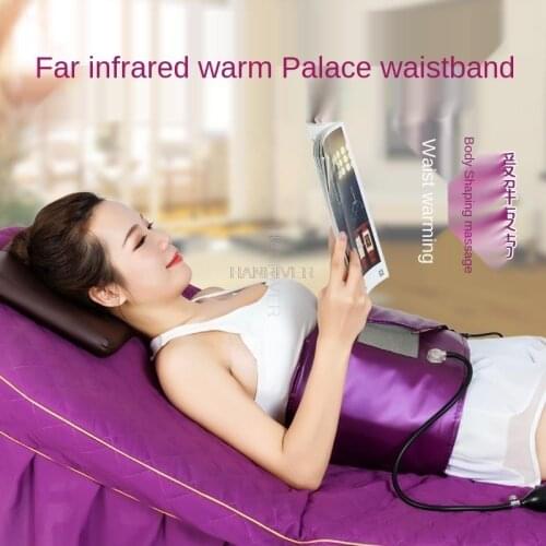 Electric heating far infrared heating palace belt hot pack moxibustion treasure waist warm stomach physiotherapy