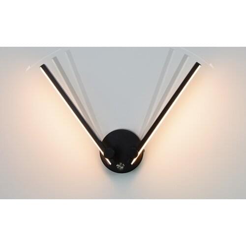 Indoor LED Wall Lamps 8W 10W 12W 300° Rotatable Nordic Mirror Front Light For Bedroom Bedside With Switch Wall Sconce
