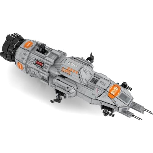 New technology building block MOC rocinate - extended battleship spaceship destroyer DIY assembled educational toy gift model