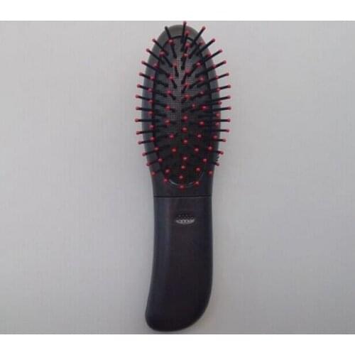 Beauty And Face Body Care Health Monitors Vibrating Hair Brush Comb Head Electric Scalp Massager Massage Black Free Shipping