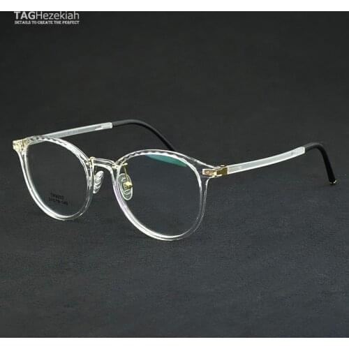 2018 New Round Glasses Frame Transparent TR90 Nerd fashion Vintage Spectacle Frames For Women Men Accessories Eyewear Frames