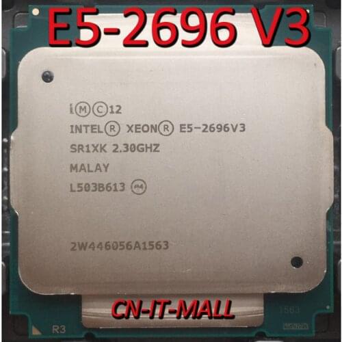 Pulled E5-2696 V3 Server cpu 2.3G 45M 18Core 36 thread LGA2011-3 Processor