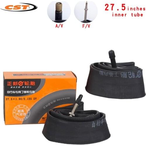 CST Bicycle butyl rubber Inner Tube27.5*1.5 1.75 1.9 2.125 American valve French valve 27.5 inches Mountain Bike Tires